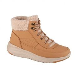 Buty do chodzenia damskie Skechers On-the-go Stellar. Brązowe obuwie sportowe damskie Skechers, z materiału, bez zapięcia, trekkingowe. Za 486.00 zł.