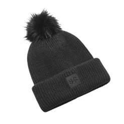 Czapka zimowa damska UNDER ARMOUR 1373098 z pomponem. Czarne czapki damskie Under Armour, na zimę, bez wzorów. Za 49.99 zł.