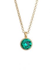 Elli Damski wisiorek soliter Basic Elegant z kryształem szklanym w pozłacanym srebrze próby 925 Sterling Silver Naszyjniki 1 ct. Szare naszyjniki damskie Elli, pozłacane. Za 252.59 zł.