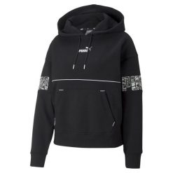 Damska bluza z kapturem Puma Power Safari FL. Czarne bluzy damskie Puma, xs, bez wzorów, z kapturem. Za 247.99 zł.