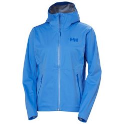 Damska kurtka wodoodporna Helly Hansen Momentum 3L Stretch. Niebieskie kurtki damskie Helly Hansen, l, bez wzorów, bez kaptura. Za 1,022.00 zł.