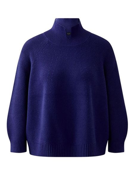 Oui Golf w kolorze niebieskim rozmiar: 36. Niebieskie golfy damskie Oui, bez wzorów, bez ramiączek. Za 304.99 zł.