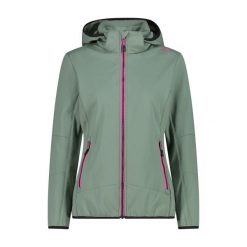 Kurtka damska turystyczna CMP 32A0456. Zielone kurtki damskie CMP, l, bez wzorów, bez kaptura. Za 425.00 zł.