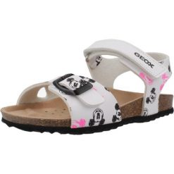 Sandały GEOX J SANDAL AIRADYUM BO Biały. Białe sandały damskie Geox, bez wzorów, z tkaniny, bez obcasa, bez zapięcia. Za 196.99 zł.