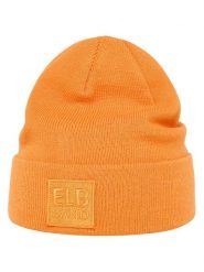 ELBSAND Czapka beanie "Bea" w kolorze pomarańczowym rozmiar: onesize. Pomarańczowe czapki damskie ELBSAND, bez wzorów, z materiału. Za 106.38 zł.
