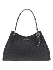 Guess Shopper bag w kolorze czarnym - 42 x 28 x 12 cm rozmiar: onesize. Czarne shopper bag Guess, z aplikacjami, z materiału, na ramię, bez dodatków. Za 478.99 zł.