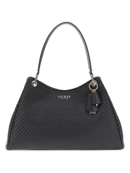 Guess Shopper bag w kolorze czarnym - 42 x 28 x 12 cm rozmiar: onesize. Czarne shopper bag Guess, z aplikacjami, z materiału, na ramię, bez dodatków. Za 478.99 zł.