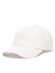 Tommy Jeans Czapka z daszkiem Script AW0AW17815 Biały. Białe czapki z daszkiem damskie Tommy Jeans, bez wzorów, z bawełny. Za 109.99 zł.