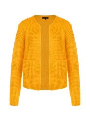 More & More Kardigan w kolorze pomarańczowym rozmiar: 40. Pomarańczowe kardigany damskie More & More, bez wzorów, ze splotem. Za 212.95 zł.