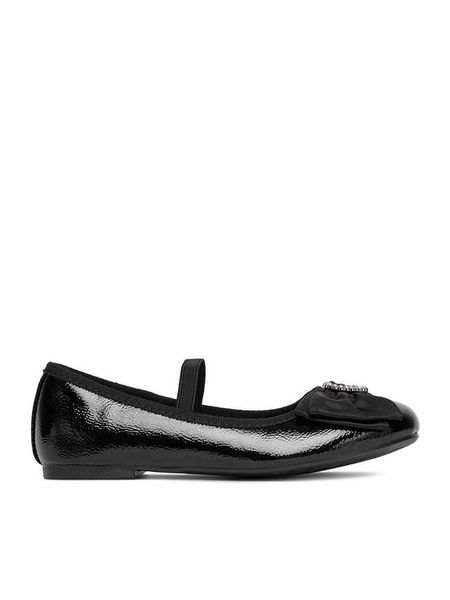 Juicy Couture Baleriny EO-CS6623-02 Czarny. Czarne baleriny dziewczęce Juicy Couture, bez wzorów, z materiału, bez obcasa, bez zapięcia. Za 89.99 zł.