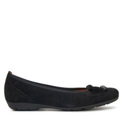 Baleriny Gabor. Czarne balerinki damskie Gabor, bez wzorów. Za 389.99 zł.