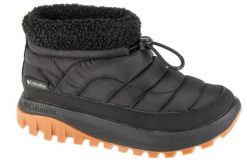 Buty zimowe damskie, Snowtrot Shorty. Czarne obuwie trekkingowe damskie Columbia, z materiału, bez zapięcia. Za 299.00 zł.