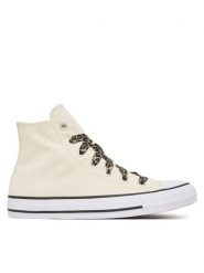 Converse Trampki Chuck Taylor All Star Leopard Laces A19179C Kremowy. Białe trampki damskie Converse, bez wzorów, z materiału, bez zapięcia. Za 419.99 zł.