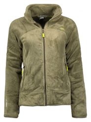 Geographical Norway Kurtka polarowa "Upaline" w kolorze oliwkowym rozmiar: M. Brązowe kurtki damskie Geographical Norway, m, bez wzorów, z polaru, bez kaptura. Za 100.99 zł.