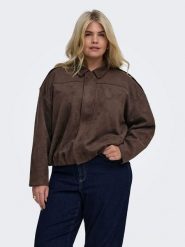 ONLY Carmakoma Kurtka przejściowa w kolorze brązowym rozmiar: XL-54. Brązowe kurtki damskie Only Carmakoma, xl, bez wzorów, bez kaptura. Za 200.95 zł.