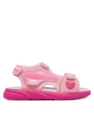 Primigi Sandały AVANT 1474200 Różowy. Czerwone sandały dziewczęce Primigi, z materiału, bez obcasa, bez zapięcia. Za 169.99 zł.