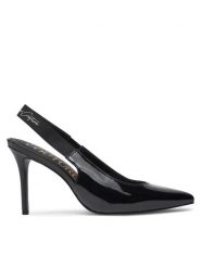 Versace Jeans Couture Szpilki 77VA3S52 Czarny. Czarne szpilki damskie Versace Jeans Couture, bez wzorów, z jeansu, bez obcasa, na szpilce, bez zapięcia. Za 679.99 zł.