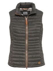 Camel Active Kamizelka pikowana w kolorze antracytowym rozmiar: 40. Czarne kamizelki damskie Camel Active, bez wzorów, bez kaptura. Za 193.24 zł.
