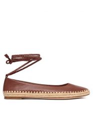 Max Mara Espadryle 2614521012670 Brązowy. Brązowe espadryle damskie Max Mara, bez wzorów, ze skóry, bez obcasa. Za 2,379.00 zł.