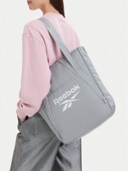 Reebok Torebka CWBEO-RBK-B-006-10 Szary jasny. Szare torebki klasyczne damskie Reebok, z materiału, bez dodatków. Za 129.99 zł.
