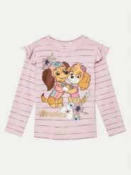 NAME IT Bluzka Julia PAW PATROL 13238285 Różowy Regular Fit. Czerwone bluzki i koszule dziewczęce Name it, bez wzorów, z bawełny, bez kołnierzyka, bez ramiączek. Za 69.99 zł.