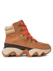 Sorel Trapery Kinetic™ Impact Conquest Wp NL5040-253 Brązowy. Brązowe trapery damskie Sorel, ze skóry, bez zapięcia. Za 799.99 zł.