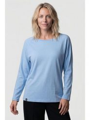 Alife and kickin Koszulka "Gaia" w kolorze błękitnym rozmiar: L. Niebieskie bluzki damskie Alife and Kickin, l, bez wzorów, z bawełny, bez kołnierzyka, bez ramiączek. Za 60.99 zł.