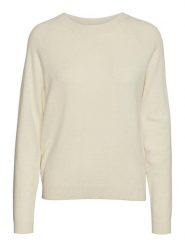 Vero Moda Sweter w kolorze beżowym rozmiar: XS. Brązowe swetry klasyczne damskie Vero Moda, xs, bez kołnierzyka. Za 90.45 zł.