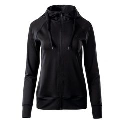 Bluza Z Kapturem Damska Polar Cyra. Czarne bluzy damskie MARTES, s, bez wzorów, z elastanu, z kapturem. Za 128.99 zł.