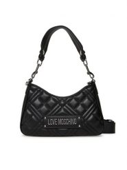 LOVE MOSCHINO Torebka JC4152PP1NLA000B Czarny. Czarne torebki klasyczne damskie Love Moschino, ze skóry, bez dodatków. Za 529.99 zł.