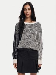 Desigual Sweter Ottawa 24WWJF10 Szary Regular Fit. Szare swetry klasyczne damskie Desigual, m, z bawełny, bez kołnierzyka. Za 379.99 zł.