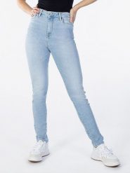 Pepe Jeans Dżinsy "Dion" - Skinny fit - w kolorze błękitnym rozmiar: W27. Niebieskie jeansy damskie Pepe Jeans, z podwyższonym stanem. Za 200.13 zł.