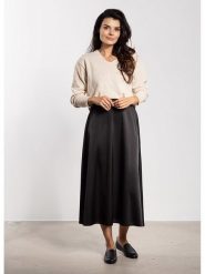 Awama Spódnica w kolorze czarnym rozmiar: M. Czarne spódnice damskie Awama, m, bez wzorów, maxi. Za 134.99 zł.