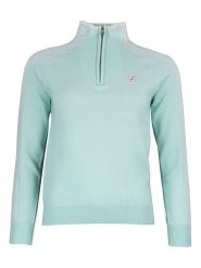 Peak Mountain Sweter "Adomino" w kolorze turkusowym rozmiar: L. Niebieskie swetry klasyczne damskie Peak Mountain, l, bez kołnierzyka. Za 217.99 zł.