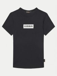 Napapijri T-Shirt Chamois NP0A4ILE D Czarny Regular Fit. Czarne t-shirty i koszulki chłopięce Napapijri, bez wzorów, z bawełny, bez kołnierzyka, bez ramiączek. Za 79.99 zł.