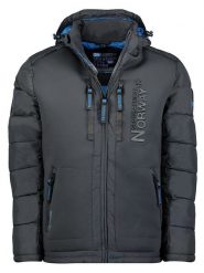 Geographical Norway Kurtka zimowa "Beachwood" w kolorze antracytowym rozmiar: XL. Czarne kurtki damskie Geographical Norway, na zimę, xl, bez wzorów, z puchu, bez kaptura. Za 283.48 zł.