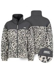 Sublevel Kurtka polarowa w kolorze antracytowo-białym rozmiar: M. Białe kurtki damskie Sublevel, m, bez wzorów, z polaru, bez kaptura. Za 152.98 zł.