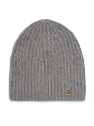 Elisabetta Franchi Czapka BE-04C-67E2 Szary. Szare czapki damskie Elisabetta Franchi, na zimę, bez wzorów, z kaszmiru. Za 689.99 zł.