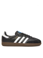 Adidas Sneakersy Samba Og B75807 Czarny. Czarne obuwie sportowe damskie Adidas, ze skóry, bez zapięcia. Za 469.99 zł.