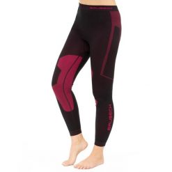 Legginsy termoaktywne Damskie Brubeck DRY. Fioletowe legginsy damskie Brubeck, l, bez wzorów, z elastanu. Za 129.99 zł.