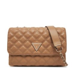Torebka Guess. Brązowe listonoszki damskie Guess, bez dodatków. Za 309.99 zł.