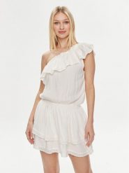 Melissa Odabash Sukienka letnia Debbie CR Biały Regular Fit. Białe sukienki damskie Melissa Odabash, bez wzorów, z wiskozy, bez ramiączek. Za 659.99 zł.