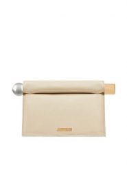 JACQUEMUS Torebka La Pochette Rond 24E233BA356-3171 Écru. Torebki wieczorowe damskie JACQUEMUS, bez wzorów, ze skóry, bez dodatków. Za 3,649.00 zł.
