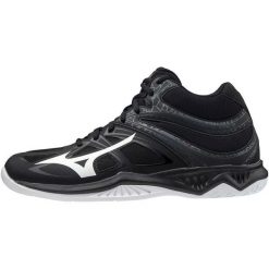 Adidasy Mizuno Thunderblade 2 Mid, Dla obu płci. Czarne obuwie sportowe damskie Mizuno, z syntetyku, bez zapięcia, na fitness i siłownię. Za 390.00 zł.
