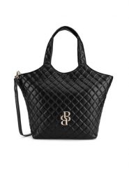 Badura Torebka FELICIE-01 Czarny. Czarne shopper bag Badura, bez wzorów, z tworzywa sztucznego, bez dodatków. Za 249.99 zł.