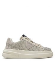 Guess Sneakersy FLPELB SUE12 Beżowy. Brązowe obuwie sportowe damskie Guess, ze skóry, bez zapięcia. Za 319.99 zł.