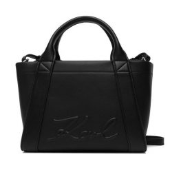 Torebka KARL LAGERFELD. Czarne torebki klasyczne damskie KARL LAGERFELD, bez dodatków. Za 779.99 zł.