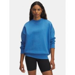 Bluza Damska Under Armour Dresowa Bez Kaptura Oversize Rival Fleece. Niebieskie obuwie sportowe damskie Under Armour, z dresówki, bez zapięcia, na fitness i siłownię. W wyprzedaży za 136.25 zł.