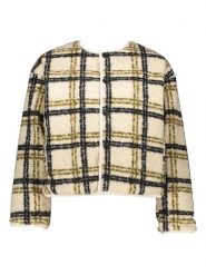 Scotch & Soda Dwustronna kurtka w kolorze zielono-czarno-kremowym rozmiar: XL. Brązowe kurtki damskie Scotch & Soda, xl, bez wzorów, bez kaptura. Za 184.46 zł.