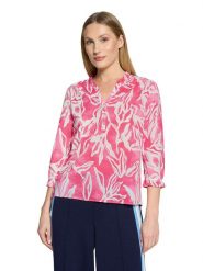 CARTOON Bluzka w kolorze różowo-kremowym rozmiar: 46. Różowe bluzki damskie Cartoon, bez wzorów, bez kołnierzyka, bez ramiączek. Za 126.99 zł.